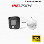Camera Analog Mini Bullet 4K 8mp Smart Hybrid Light Fixed Hikvision DS-2CE16U0T-LF