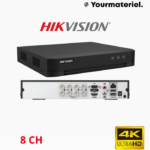 DVR 8MP / 4k HIKVISION 8 Ports iDS-7208HUHI-M1/T