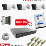 Pack Hikvision 3 camera 5mp