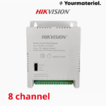 Hikvision 12 Volts 8 Channel CCTV Power Supply - DS-2FA1205-C8 (EUR)