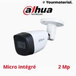 Camera dahua 2 Mp étanche Micro intégré