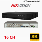 DVR HIKVISION 3k/5mp 16 Ports