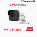 Camera Hikvision 5mp micro intégré  étanche