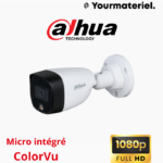 Camera DAHUA 2mp ColoVu Led étanche Micro intégré