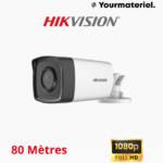 Caméra HIKVISION Bullet IR HDCVI 2MP étanche 80 Mètres