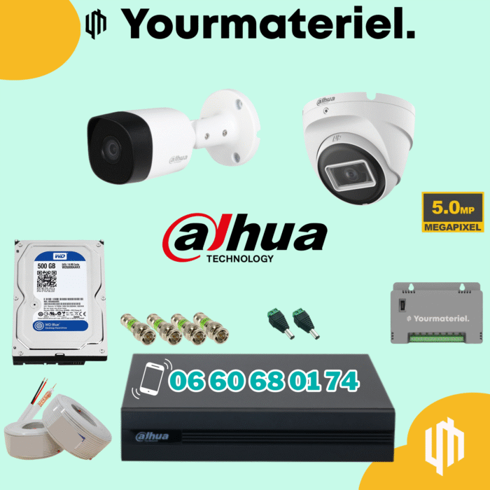 Pack dahua 2 camera 5mp Promotion 2025 – Image 1