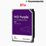 Disque dur interne Western Digital Purple Surveillance Hard Drive 8 To, 128 Mo (WD84PURZ)