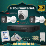 Pack Hikvision 3 camera 3K/6mp Offres Spéciales Été 2025