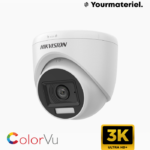 CAMERA Hikvision 3K DS-2CE76K0T-EXLMF  intérieur 3K COLORVU