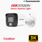 CAMERA Hikvision 3K DS-2CE16K0T-EXLF  BULLET 3K Couleur Smart Hybrid Light