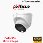 CAMERA DAHUA 2mp étanche AUDIO couleur DH-HAC-HDW1200TLMP-IL-A