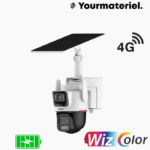 Caméra IP solaire hybride PT Dahua WizColor 4G IPC-PTS2649C-3E3Z-4GB20-EAU