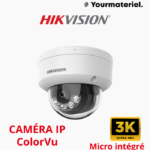 Caméra ip dome fixe à lumière hybride intelligente 6 MP DS-2CD1163G2-LIU
