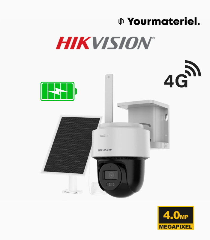 Copie de 3K COLORvu DS-2CFSP4/4G Caméra PT Sans fil 4G, 4MP Hybrid light, Two ways audio, Carte SD Hikvision – Image 1