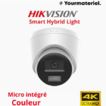 Camera IP Hikvision 8mp dome Smart Hybrid Light  two-way audio DS-2CD1383G2-LIUF/SL