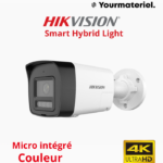 Camera IP Hikvision 8mp dome Smart Hybrid Light  two-way audio DS-2CD1083G2-LIUF/SL