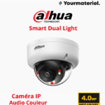DH-IPC-HDBW1439E1-A-IL Camera Ip Dahua 4MP dome Couleur Audio  Smart Dual Light