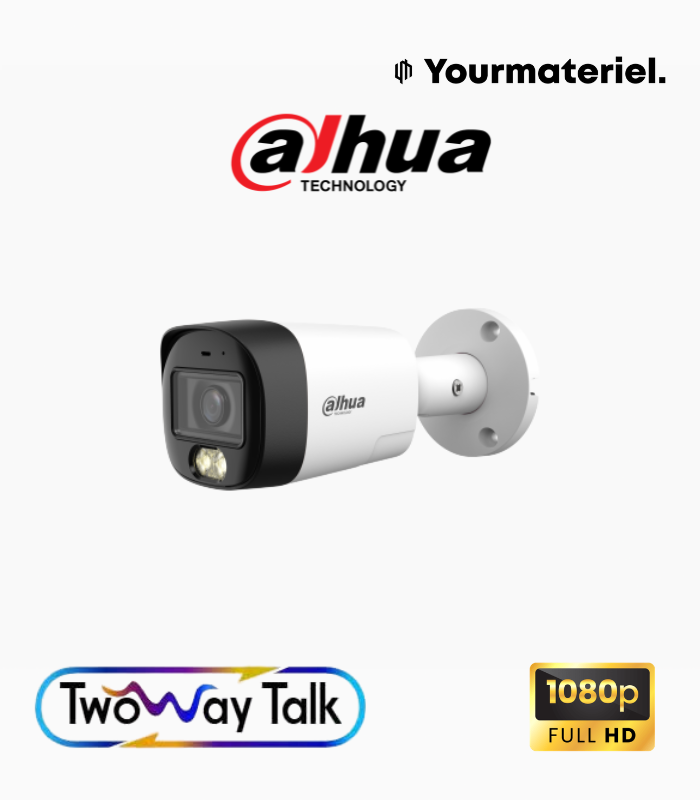 Copie de 3K COLORvu Caméra Dahua HAC-HFW1200RM-IL-T 2MP HDCVI Smart Dual Light avec Audio Two-way Talk IP67 – Image 1