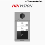 Station de Porte Vidéophone IP Hikvision DS-KV8213-WME1(B) 2MP WiFi – 2 Boutons – PoE