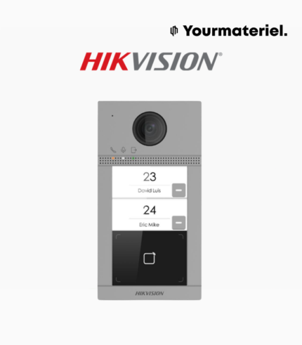 Station de Porte Vidéophone IP Hikvision DS-KV8213-WME1(B) 2MP WiFi – 2 Boutons – PoE