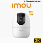 Caméra WiFi Imou Ranger 2 Pro 5MP 3K – Rotation 360° – Audio Bidirectionnel - IPC-S2EP-5R1S-V